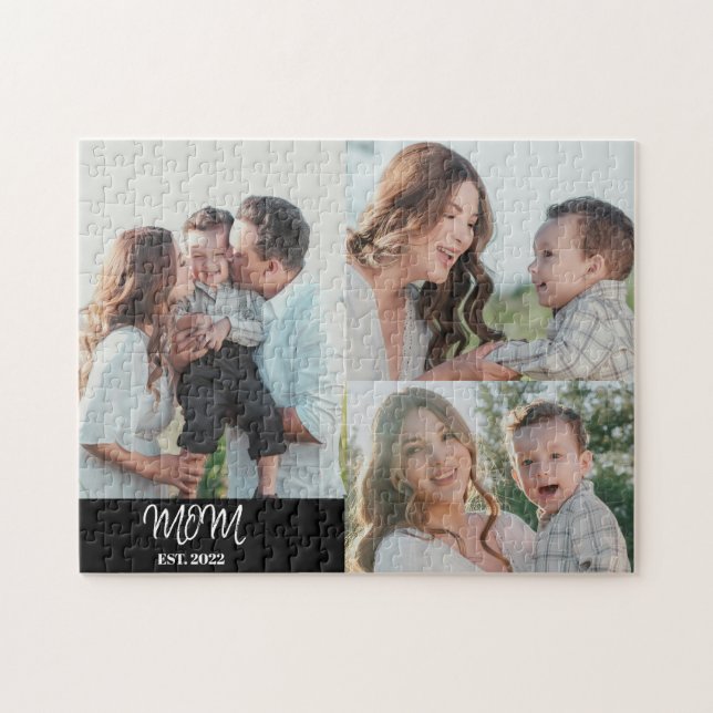 Mama etabliert, 3-Foto-Puzzle (Horizontal)