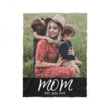 Mama etablierte Black Modern Script Foto