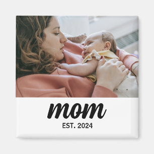 Mama etablierte Foto Gift Magnet
