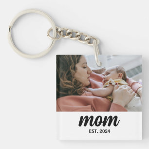 Mama etablierte Foto Gift Magnet Schlüsselanhänger