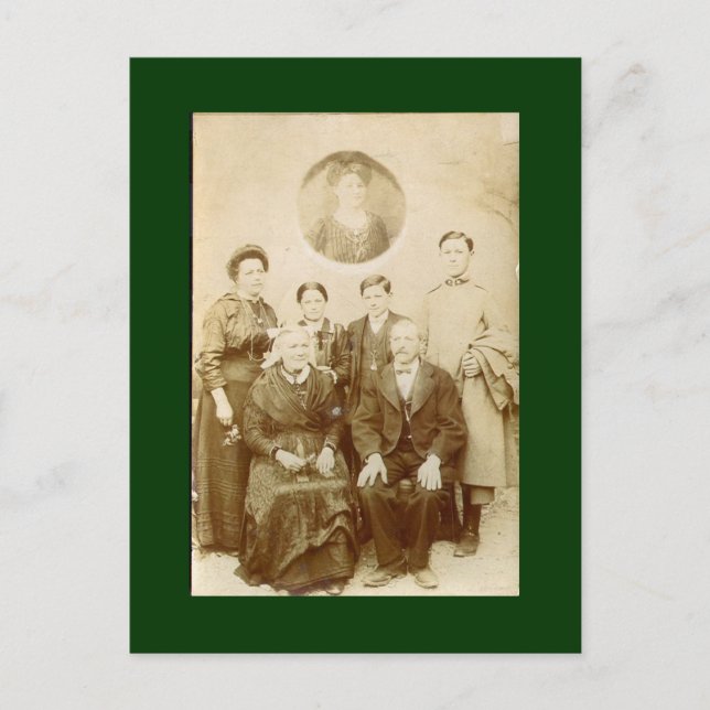 Mama-Familie Postkarte (Vorderseite)