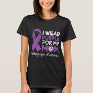 Mama Fibro Mutter Fibromyositis Unterstützungsgrun T-Shirt