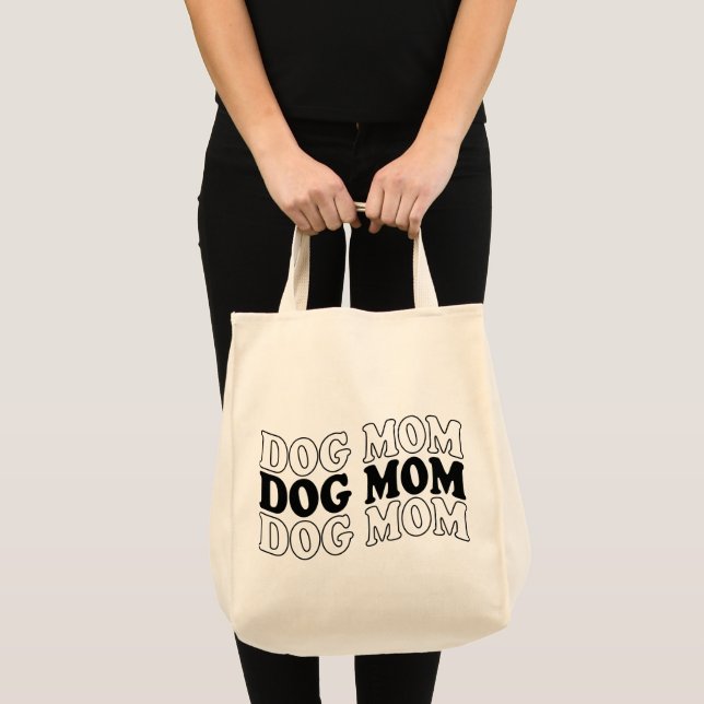 Mama-Flag, Beste Hunde-Mama je, Hunde-Mama-Geschen Tragetasche (Vorderseite (Produkt))