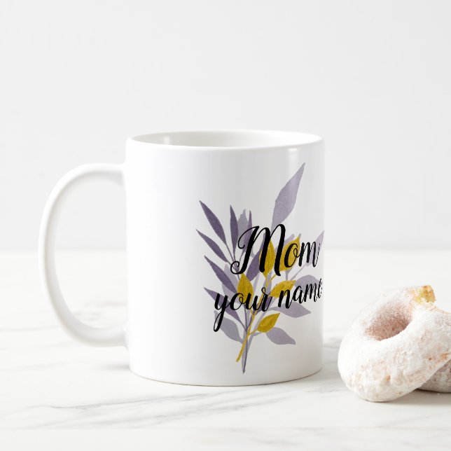 Mama Flora Geschenk 1 Kaffeetasse (Mit Donut)