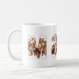 Mama Floral Coffee Mug Kaffeetasse