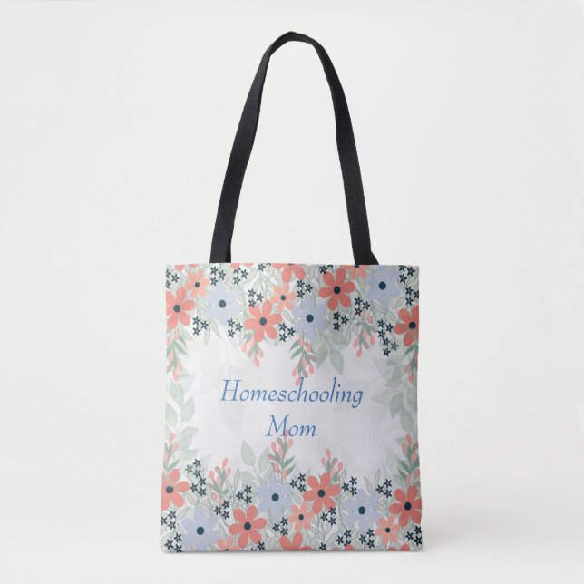 Mama Floral Tasche (Vorderseite)