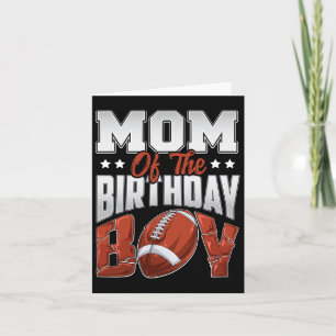 Mama Football Birthday Boy Family Baller B-Day Tei Karte