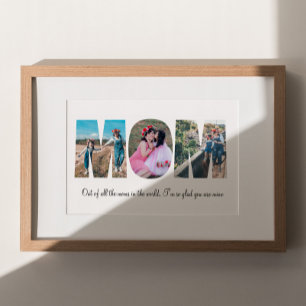 Mama Foto Collage Poster