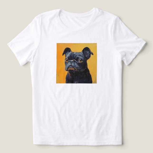 Mama  Foto Custom Hund Personalisiert Hund Mutter  Tri-Blend Shirt (Design Vorderseite)