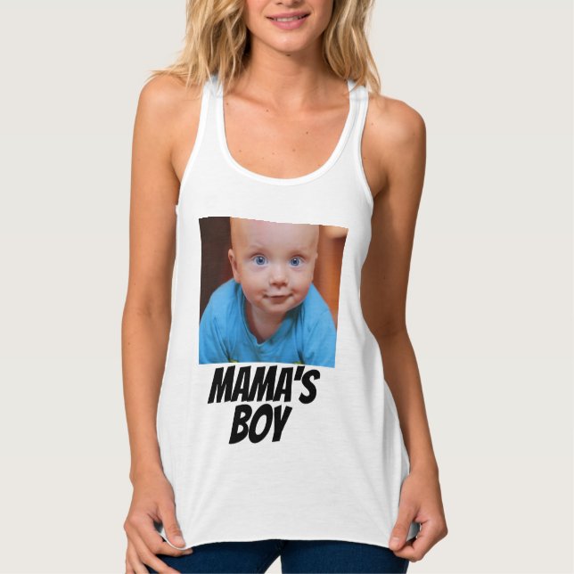 MAMA FOTO CUSTOM T - SHIRT - ADD CHILD'S FOTO (Vorderseite)