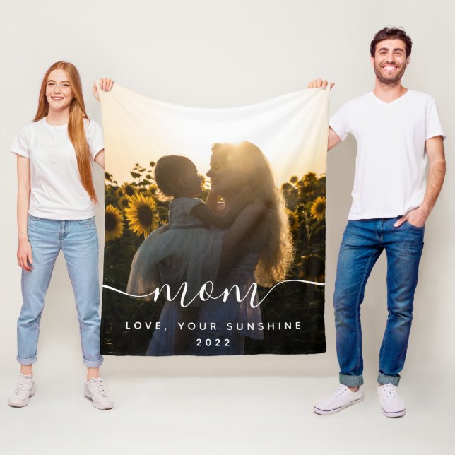 Mama Foto Fleece Blanket (Beispiel)