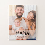 Mama Foto Muttertag Personalisiert<br><div class="desc">Das Mama Foto Mother's Day Personalisiert Puzzle - ein herzerwärmendes und einzigartiges Geschenk, um die besonderen Mütter in Ihrem Leben zu feiern. Dieses Rätsel enthält ein individualisierbares Foto von "Mama" und fügt diesem hochgeschätzten Sake eine persönliche Touch hinzu. Passen Sie das Rätsel mit einem Foto an, das einen sentimentalen Wert...</div>