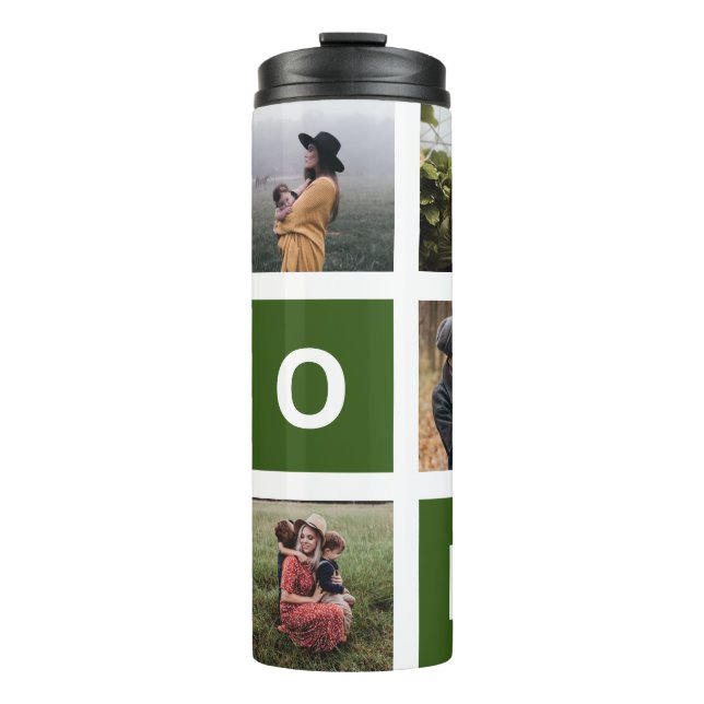 Mama Foto Thermal Tumbler für Muttertag Thermosbecher (Vorderseite)