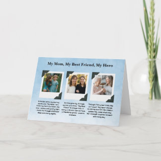 Mama Fotocollage Tribut Karte