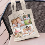 Mama Fotos Personalisiert Tragetasche<br><div class="desc">Mama Liebe dieser benutzerdefinierten Foto Collage Tote Tasche. Personalisieren Sie mit 6 Fotos ihrer Kinder,  Familienmitglieder,  Haustiere,  etc.,  und passen Sie den Ausdruck an "I Liebe You" oder "We Liebe You",  und ob sie "Mama",  "Mama",  "Mama",  etc. genannt wird. Sie können auch die Namen ihrer Kinder hinzufügen.</div>