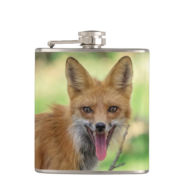 Mama Fox im Hudson Valley Flachmann (Vorderseite)