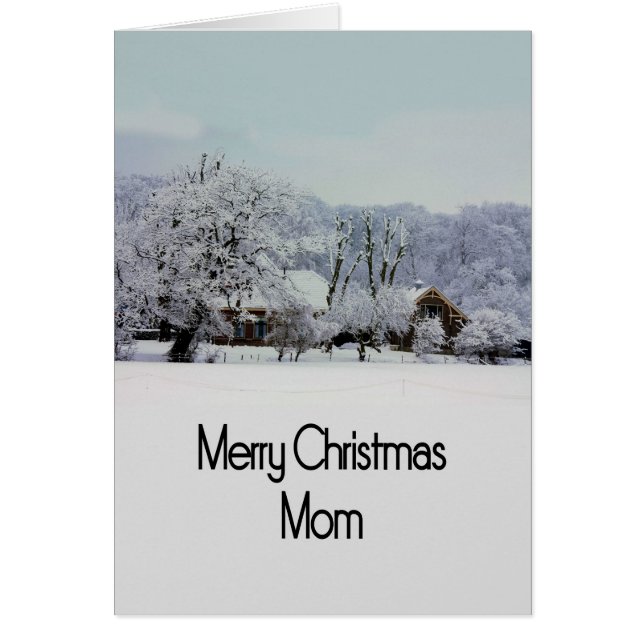 Mama Frohe Weihnachtskarte (Vorne)