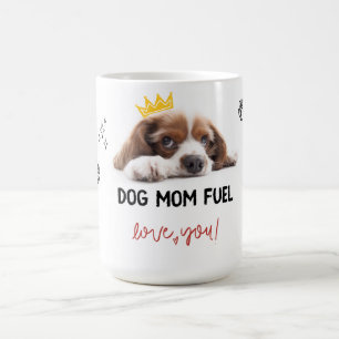 Mama Fuel - Niedliche Welpe Tasse mit Pfauen und H