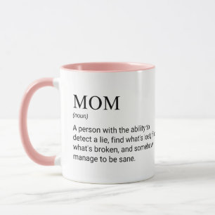 Mama Funny Lovely Definition Tasse