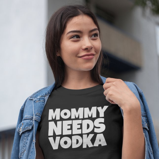 MAMA FUNNY MUTTER'S DAY VODKA T - Shirt (Von Creator hochgeladen)