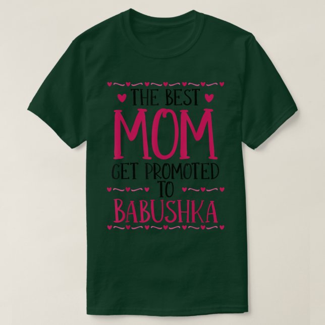 Mama für Babushka Großmutter Mutter Russland T-Shirt (Design vorne)