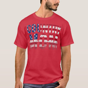 Mama für Country-Musik Vintag American Flag 332 T-Shirt