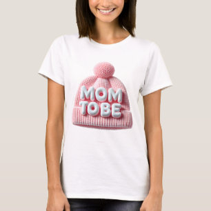 Mama für das Design der Kinderankündigung mit Nied T-Shirt