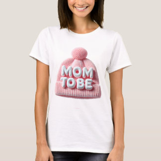 Mama für das Design der Kinderankündigung mit Nied T-Shirt