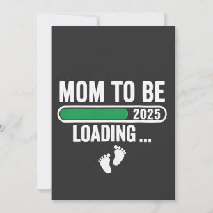 Mama für die Mama Schwangerschaft 2025 Neujahr Dankeskarte