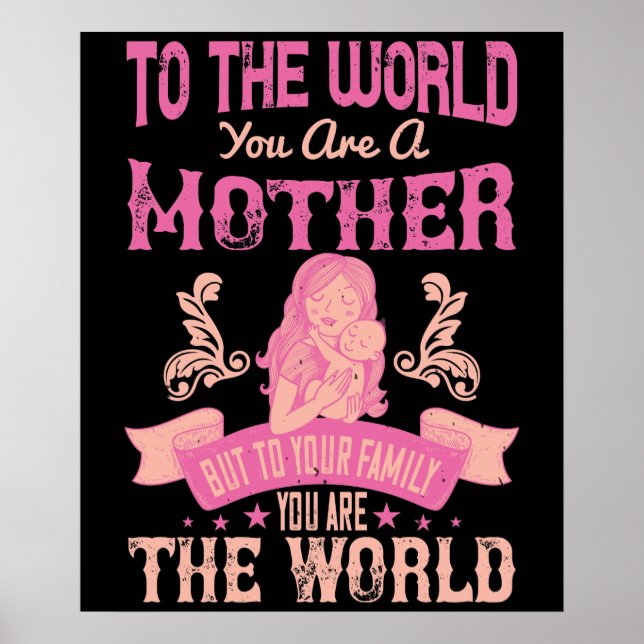 Mama - Für die Welt bist du Mutter Poster (Vorne)