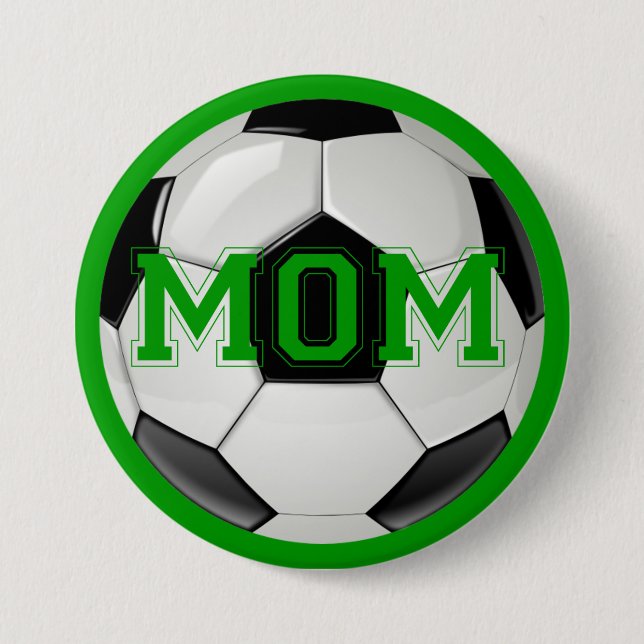 Mama für Fußball Button (Vorderseite)