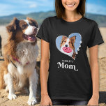 Mama für Haustiere Benutzerdefiniertes Foto Herzkl T-Shirt<br><div class="desc">Sag, du Liebe deinen Hund, ohne Sprichwort, du Liebe deinen Hund! Trage deinen besten Freund mit dir überall hin, wo du mit diesem Foto Hundeliebhaber Shirt gehst! Ein Muss für jeden Hundefreund, Hundemama und Hundedad! Ich Liebe Mein Hundeshirt Personalisieren Sie mit dem bevorzugten Foto und Namen Ihres Hundes. COPYRIGHT ©...</div>