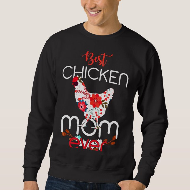 Mama für Hühner Sweatshirt (Vorderseite)