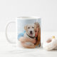 Mama für Hunde Foto Muttertag Kaffeetasse (Mit Donut)