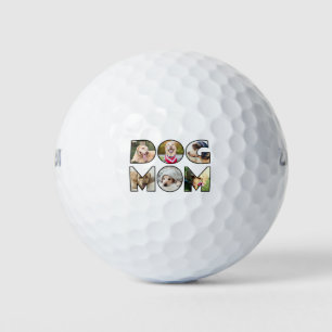 Mama für Hunde Zitat 6 Foto Collage Hund Lover Golfball