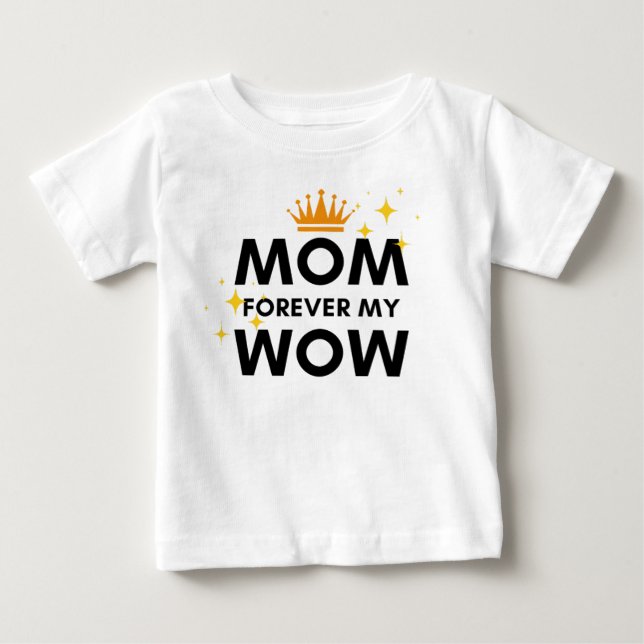 Mama für immer baby t-shirt (Vorderseite)
