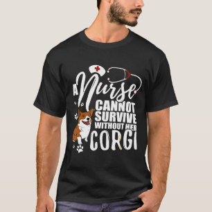 Mama für Pflegekräfte Corgi für Frauen T-Shirt