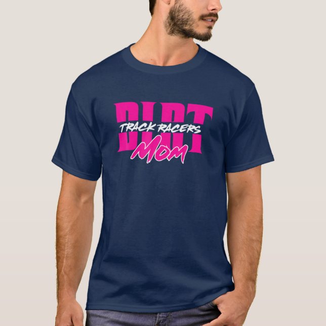 Mama für Racers auf direkter Strecke T-Shirt (Vorderseite)