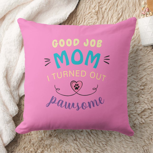Mama für spielerische Kissen Pair Geschenk Dekorat (Decke)