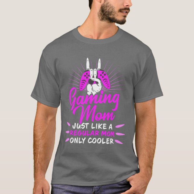 Mama Gamer Mum Gamer Mother Gaming Mütter T-Shirt (Vorderseite)