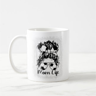 Mama gebleicht Fußball Shirt Fußball Ball Messy Bu Kaffeetasse