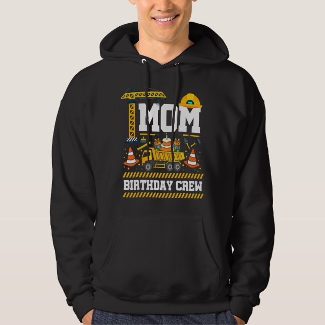 Mama Geburtstag Crew Muttertagsbau Geburt Hoodie (Vorderseite)