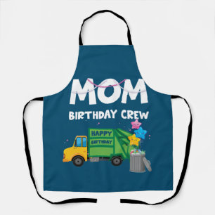 Mama Geburtstagsfeier Crew Müllwagen Geburtstagspa Schürze