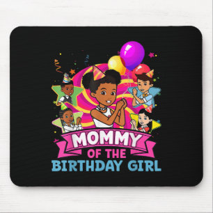 Mama Geburtstagsfeier Rosa Puppe Familie Dekoratio Mousepad