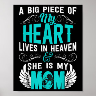 Mama Gedenktag Mein Wächter Engel Ein großes Stück Poster