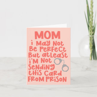 Mama Gefängnis Muttertag Geburtstag Karte