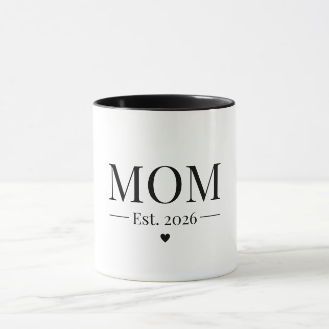 Mama Gegründet 2026 Tasse (Zentrum)