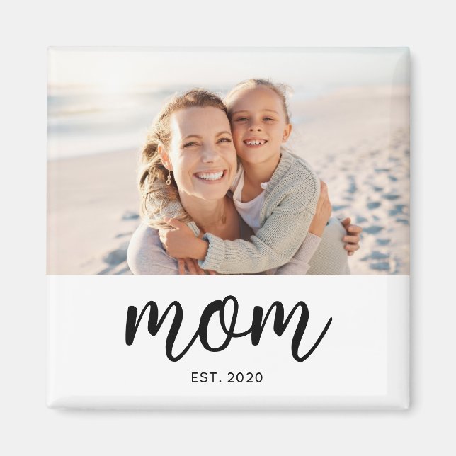Mama Gegründet Foto-Geschenk Magnet (Vorne)