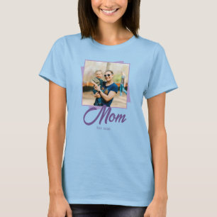 Mama Gegründet Jahr mit Foto T-Shirt