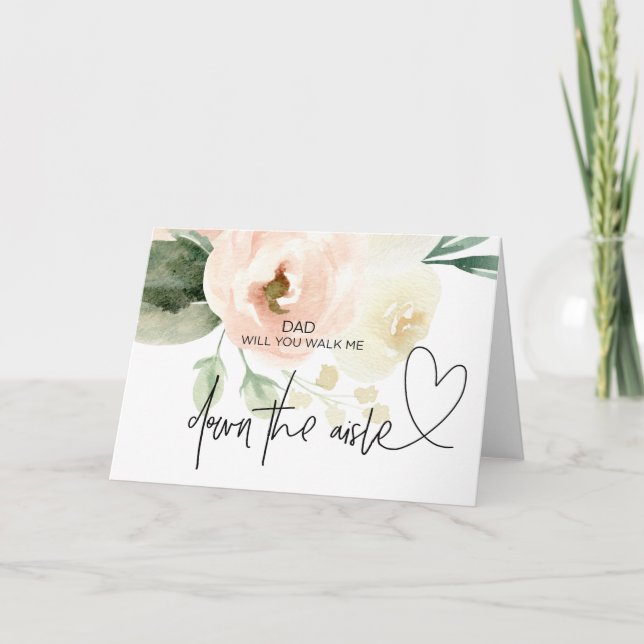 Mama geht mir die Aisle-Hochzeitskarte runter Einladung (Vorderseite)